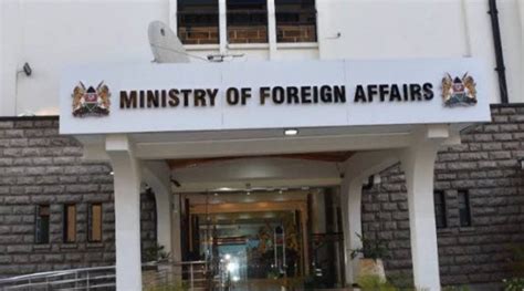 ministry of foreign affairs kenya tenders